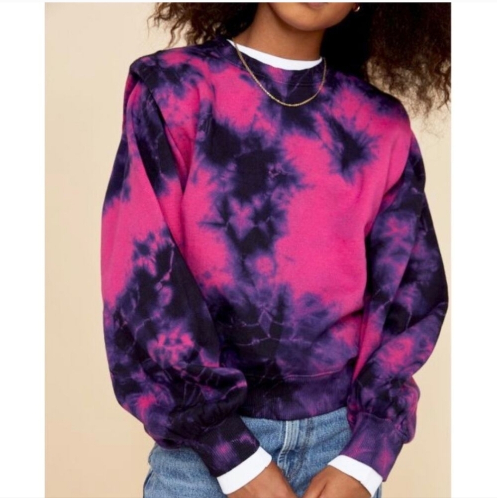 Les Coyotes De Paris Alison Tie Dye Sweatshirt